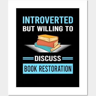 Introverted Book Restoration Repair Posters and Art